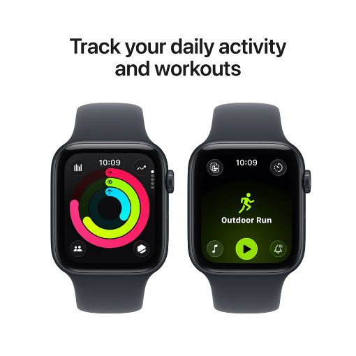 Εικόνα της Apple Watch SE 3 GPS 44mm Aluminium Midnight with Midnight Sport Band (M/L) MEHQ4QL/A