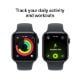 Εικόνα της Apple Watch SE 3 GPS 44mm Aluminium Midnight with Midnight Sport Band (M/L) MEHQ4QL/A