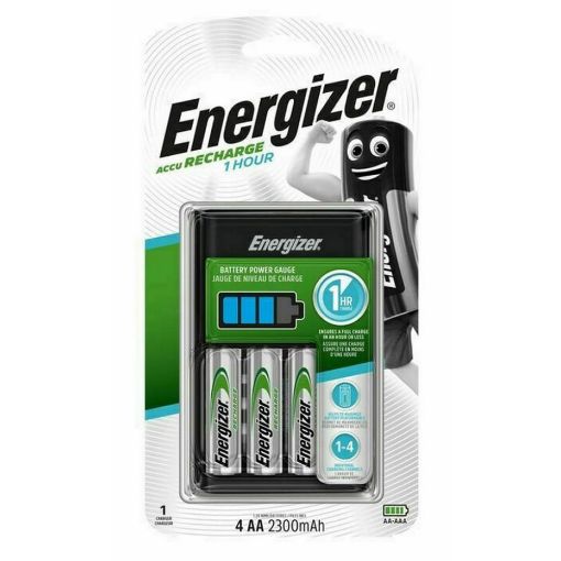 Εικόνα της Φορτιστής Μπαταριών Energizer Accu Recharge 1 Ηour Ni-MH AA/AAA + Μπαταρίες AA 2300mAh 4τμχ 19747