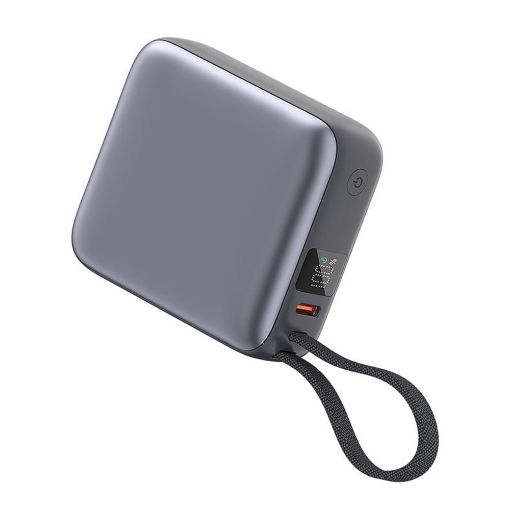 Εικόνα της Power Bank QCY PB10C USB-C & Built-In Cable 10000mAh 35W Grey