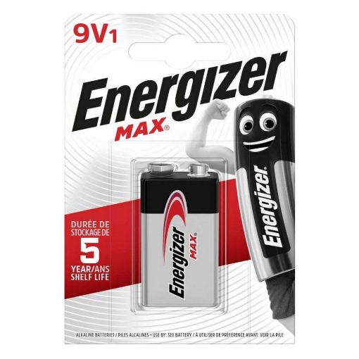 Εικόνα της Αλκαλική Μπαταρία 9V Energizer Max 20374