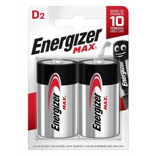 Εικόνα της Αλκαλικές Μπαταρίες D Energizer Max 1.5V 2τμχ 20388