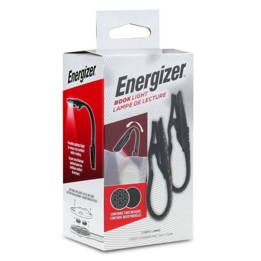 Εικόνα της Σετ Φωτιστικό Γραφείου Energizer Book Light LED με Εύκαπτο Βραχίονα Μαύρο 2τμχ 20469