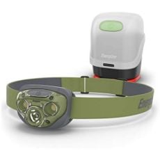 Εικόνα της Σετ Φακός Κεφαλής Energizer Vision HD 3 LED 260lm IPX4 Green με Θήκη Φαναριού + Μπαταρίες ΑΑΑ 3τμχ 20470