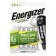 Εικόνα της Επαναφορτιζόμενες Μπαταρίες Energizer Power Plus AAA Ni-MH 500mAh 1.2V 4τμχ 19105