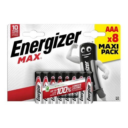 Εικόνα της Αλκαλικές Μπαταρίες AAA Energizer Max 1.5V 8τμχ 20386