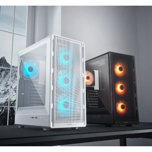 Εικόνα της Cougar AirFace Pure Pro RGB Tempered Glass White 382GA50.0004