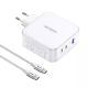 Εικόνα της Φορτιστής Ugreen CD289 USB-A  & 2xUSB-C GaN2 140W White 15339