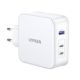 Εικόνα της Φορτιστής Ugreen CD289 USB-A  & 2xUSB-C GaN2 140W White 15339