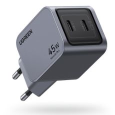 Εικόνα της Φορτιστής Ugreen Nexode Pro 2 x USB-C GaN 45W Grey 35008