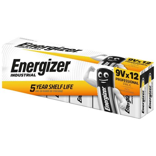 Εικόνα της Αλκαλικές Μπαταρίες 9V Energizer Industrial 12τμχ