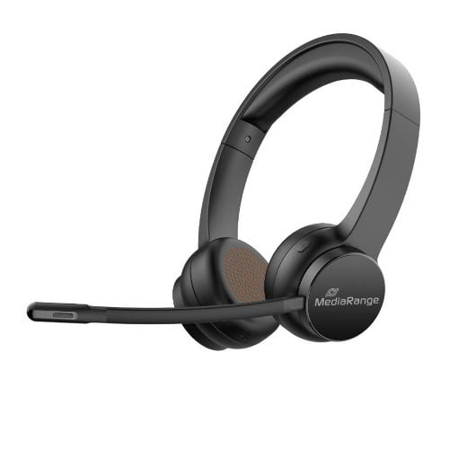 Εικόνα της Ηeadset MediaRange Bluetooth Black MROS307