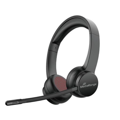 Εικόνα της Ηeadset MediaRange Bluetooth Black MROS307
