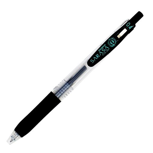 Εικόνα της Στυλό Zebra Sarasa Clip Retractable GelPen 0.4mm Black ZB-14301