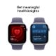 Εικόνα της Apple Watch Series 11 GPS 46mm Aluminium Silver with Purple Fog Sport Band (S/M) MEV94QL/A