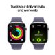 Εικόνα της Apple Watch Series 11 GPS 46mm Aluminium Silver with Purple Fog Sport Band (S/M) MEV94QL/A