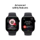 Εικόνα της Apple Watch Series 11 GPS 46mm Aluminium Jet Black with Black Sport Band (M/L) MEUX4QL/A