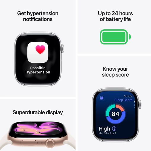 Εικόνα της Apple Watch Series 11 GPS 46mm Aluminium Jet Black with Black Sport Band (M/L) MEUX4QL/A