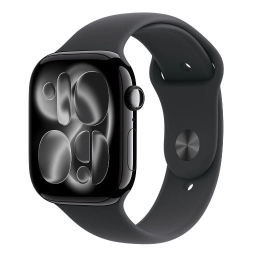Εικόνα της Apple Watch Series 11 GPS 42mm Aluminium Jet Black with Black Sport Band (S/M) MEQT4QL/A