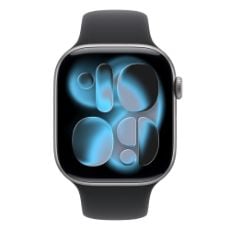 Εικόνα της Apple Watch Series 11 GPS 42mm Aluminium Space Grey with Black Sport Band (S/M) MEQW4QL/A