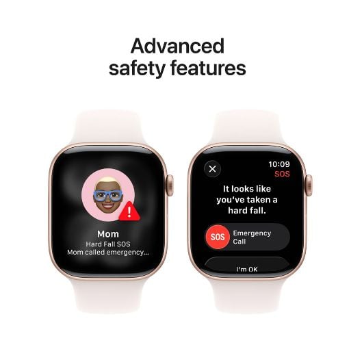 Εικόνα της Apple Watch Series 11 GPS 42mm Aluminium Rose Gold with Light Blush Sport Band (S/M) MEU04QL/A