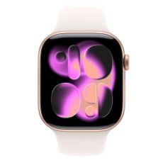 Εικόνα της Apple Watch Series 11 GPS 42mm Aluminium Rose Gold with Light Blush Sport Band (S/M) MEU04QL/A
