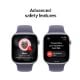 Εικόνα της Apple Watch Series 11 GPS 42mm Aluminium Silver with Purple Fog Sport Band (S/M) MEU64QL/A