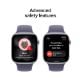 Εικόνα της Apple Watch Series 11 GPS 42mm Aluminium Silver with Purple Fog Sport Band (M/L) MEU74QL/A