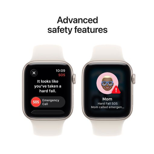 Εικόνα της Apple Watch SE 3 GPS 40mm Aluminium Starlight with Starlight Sport Band (M/L) MEH54QL/A