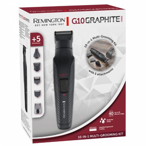 Εικόνα της Κουρευτική Μηχανή Remigton G10 Graphite Series Multi-Grooming Kit Black PG2100