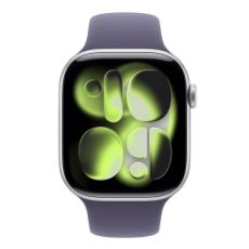 Εικόνα της Apple Watch Series 11 GPS + Cellular 46mm Aluminium Silver with Purple Fog Sport Band (M/L) MFCR4QL/A