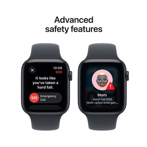 Εικόνα της Apple Watch SE 3 GPS + Cellular 44mm Aluminium Midnight with Midnight Sport Band (S/M) MEPH4QL/A