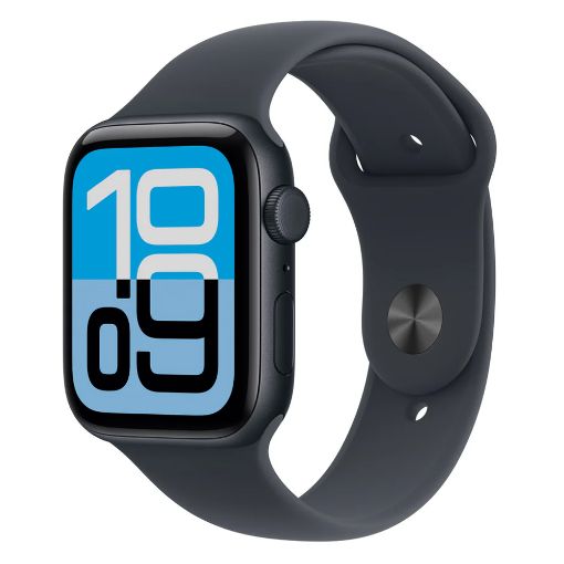 Εικόνα της Apple Watch SE 3 GPS + Cellular 44mm Aluminium Midnight with Midnight Sport Band (S/M) MEPH4QL/A