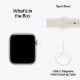 Εικόνα της Apple Watch SE 3 GPS + Cellular 44mm Aluminium Starlight with Starlight Sport Band (S/M) MEPE4QL/A