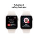 Εικόνα της Apple Watch SE 3 GPS + Cellular 44mm Aluminium Starlight with Starlight Sport Band (S/M) MEPE4QL/A