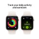 Εικόνα της Apple Watch SE 3 GPS + Cellular 44mm Aluminium Starlight with Starlight Sport Band (S/M) MEPE4QL/A