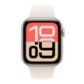 Εικόνα της Apple Watch SE 3 GPS + Cellular 44mm Aluminium Starlight with Starlight Sport Band (S/M) MEPE4QL/A