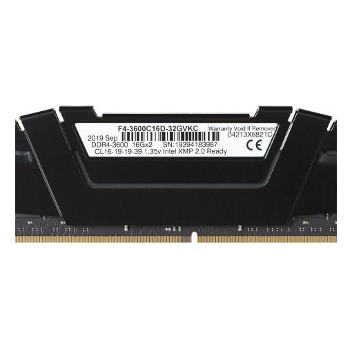 Εικόνα της Ram G.Skill Ripjaws V 32GB (2x16GB) DDR4 3600MHz CL16 F4-3600C16D-32GVKC
