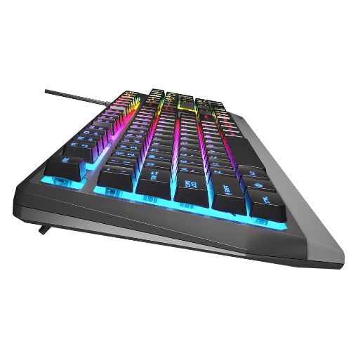 Εικόνα της Πληκτρολόγιο Genesis Rhod 300 Full RGB (US) Silver/Black NKG-1528