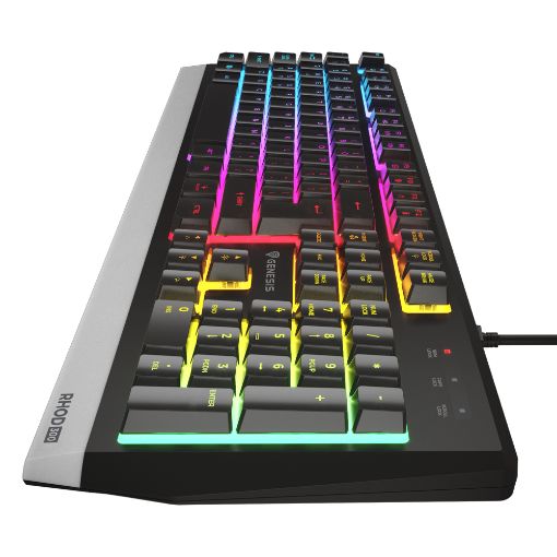 Εικόνα της Πληκτρολόγιο Genesis Rhod 300 Full RGB (US) Silver/Black NKG-1528