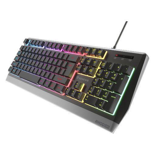 Εικόνα της Πληκτρολόγιο Genesis Rhod 300 Full RGB (US) Silver/Black NKG-1528