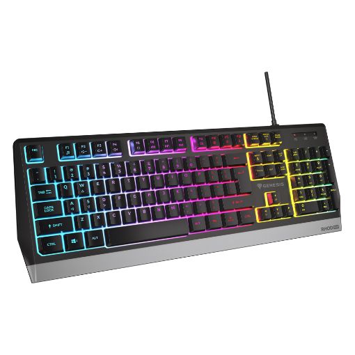 Εικόνα της Πληκτρολόγιο Genesis Rhod 300 Full RGB (US) Silver/Black NKG-1528
