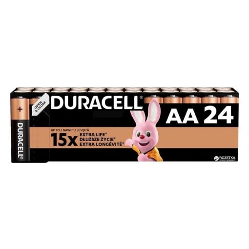 Εικόνα της Αλκαλικές Μπαταρίες AA Duracell 1.5V 24τμχ 19342