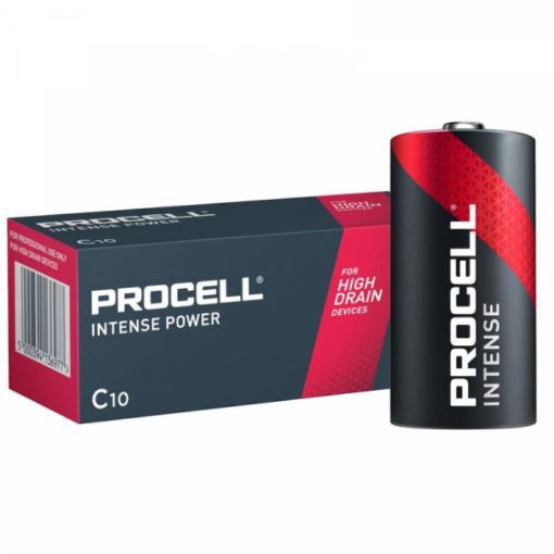 Εικόνα της Αλκαλικές Μπαταρίες C Duracell Procell Intense Power 1.5V 10τμχ 19193