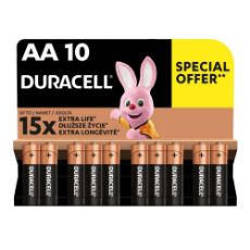 Εικόνα της Αλκαλικές Μπαταρίες AA Duracell 1.5V 10τμχ 20369