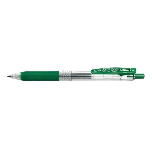 Εικόνα της Στυλό Zebra Sarasa Clip Retractable GelPen 0.5mm Dark Green ZB-35134