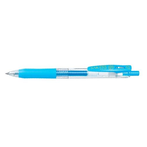 Εικόνα της Στυλό Zebra Sarasa Clip Retractable GelPen 0.7mm Light Blue ZB-14326