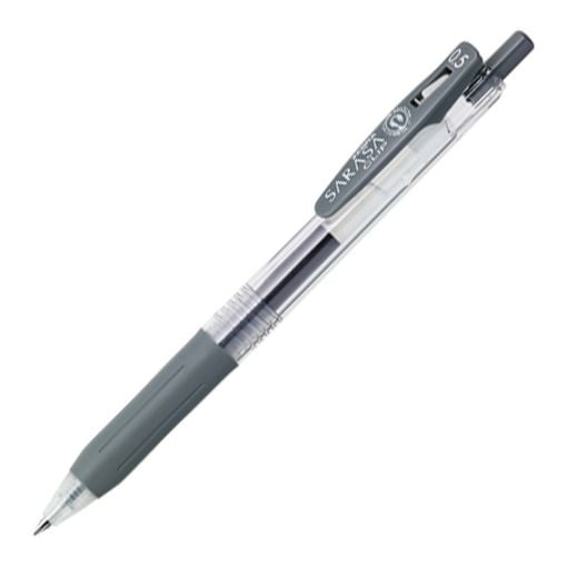 Εικόνα της Στυλό Zebra Sarasa Clip Retractable GelPen 0.5mm Grey ZB-35131