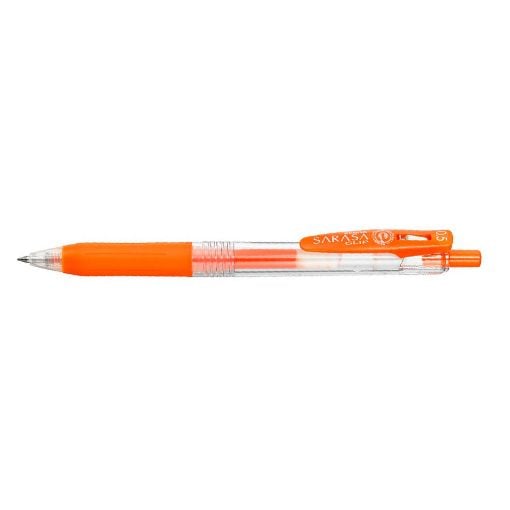 Εικόνα της Στυλό Zebra Sarasa Clip Retractable GelPen 0.5mm Red Orange ZB-35133