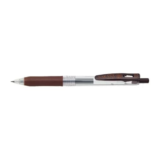 Εικόνα της Στυλό Zebra Sarasa Clip Retractable GelPen 0.5mm Brown ZB-35136